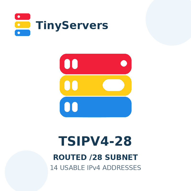Routed IPv4 /28 for VPS
